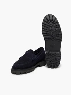 G.H.BASS Weejuns 90S Larson Penny Loafers Navy Fashion