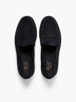 G.H.BASS Weejuns 90S Larson Penny Loafers Navy Fashion