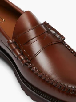 G.H.BASS Weejuns 90S Larson Penny Loafers Brown Fashion
