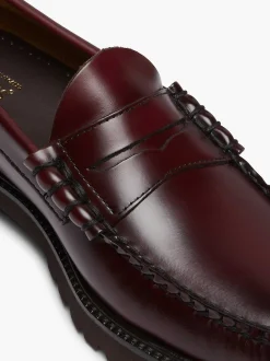 G.H.BASS Weejuns 90S Larson Penny Loafers Wine Cheap