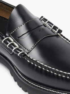 G.H.BASS Weejuns 90S Larson Penny Loafers Black Shop
