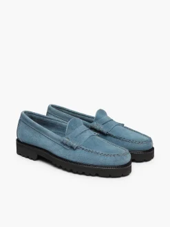 G.H.BASS Weejuns 90S Larson Penny Loafers Slate Blue Sale
