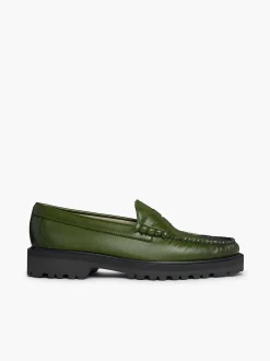 G.H.BASS Weejuns 90S Larson Penny Loafers Dark Green Best Sale