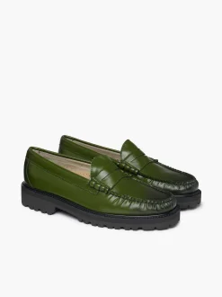G.H.BASS Weejuns 90S Larson Penny Loafers Dark Green Best Sale
