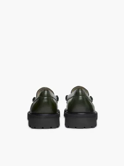 G.H.BASS Weejuns 90S Larson Penny Loafers Dark Green Best Sale