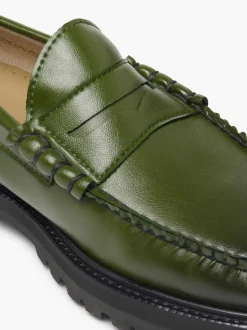 G.H.BASS Weejuns 90S Larson Penny Loafers Dark Green Best Sale