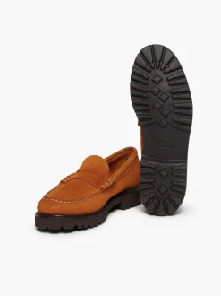 G.H.BASS Weejuns 90S Larson Penny Loafers Tan Best