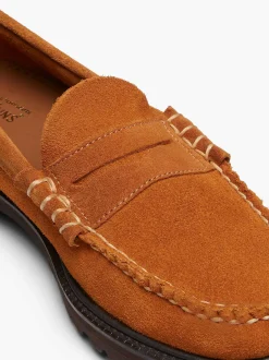 G.H.BASS Weejuns 90S Larson Penny Loafers Tan Best