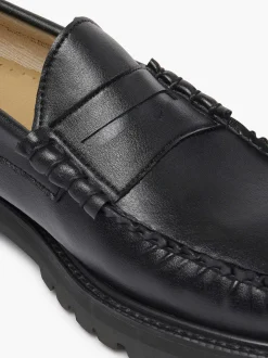 G.H.BASS Weejuns 90S Larson Penny Loafers Black Store
