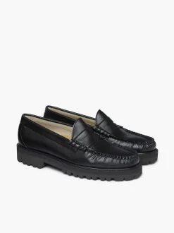 G.H.BASS Weejuns 90S Larson Penny Loafers Black Store