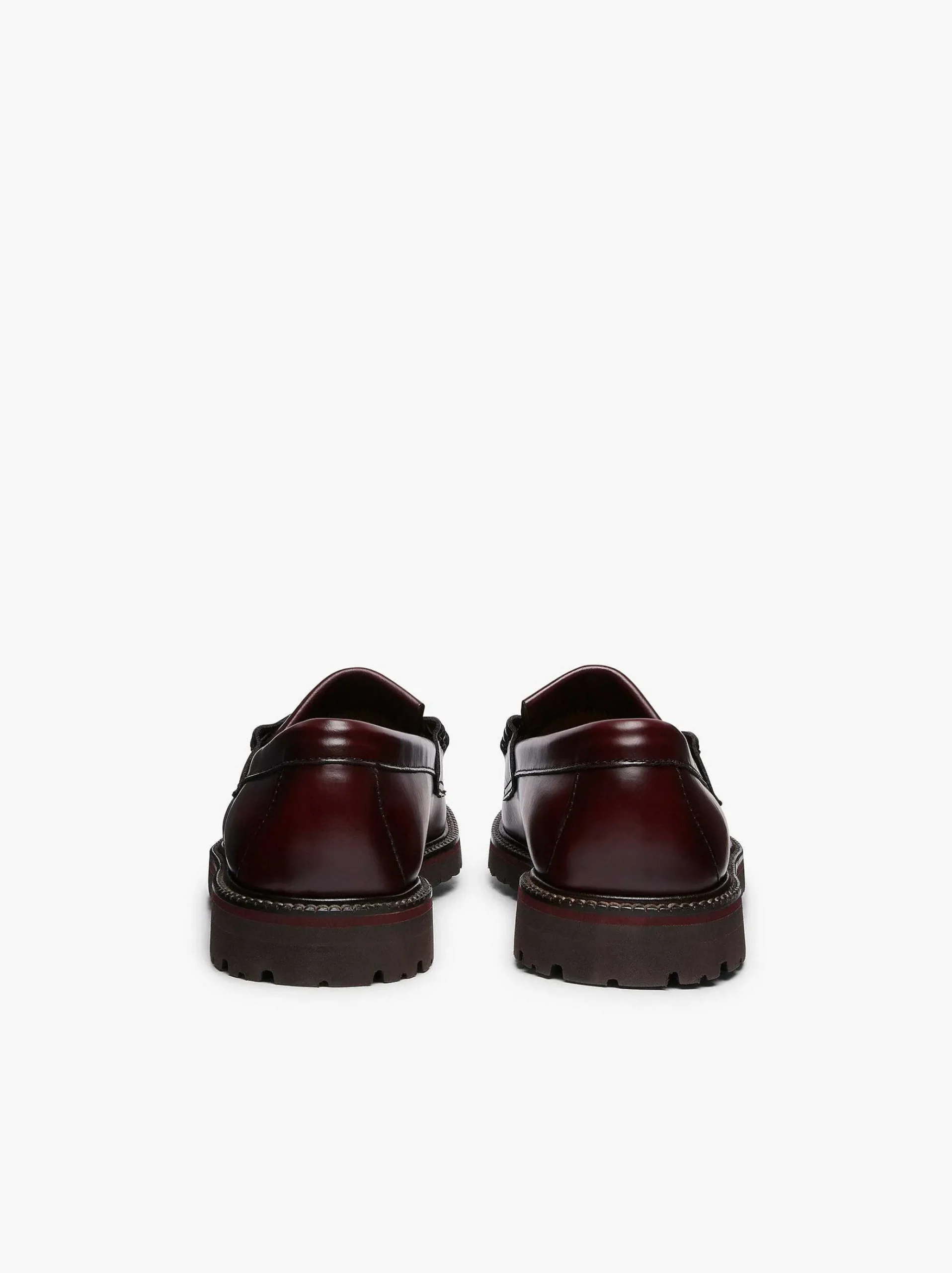 G.H.BASS Weejuns 90S Layton Ii Kiltie Loafers Wine New