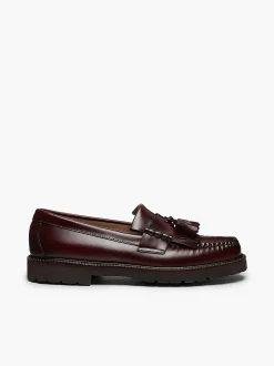 G.H.BASS Weejuns 90S Layton Ii Kiltie Loafers Wine New