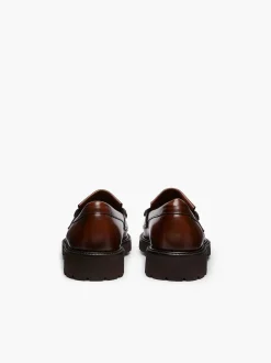 G.H.BASS Weejuns 90S Layton Ii Kiltie Loafers Brown Best