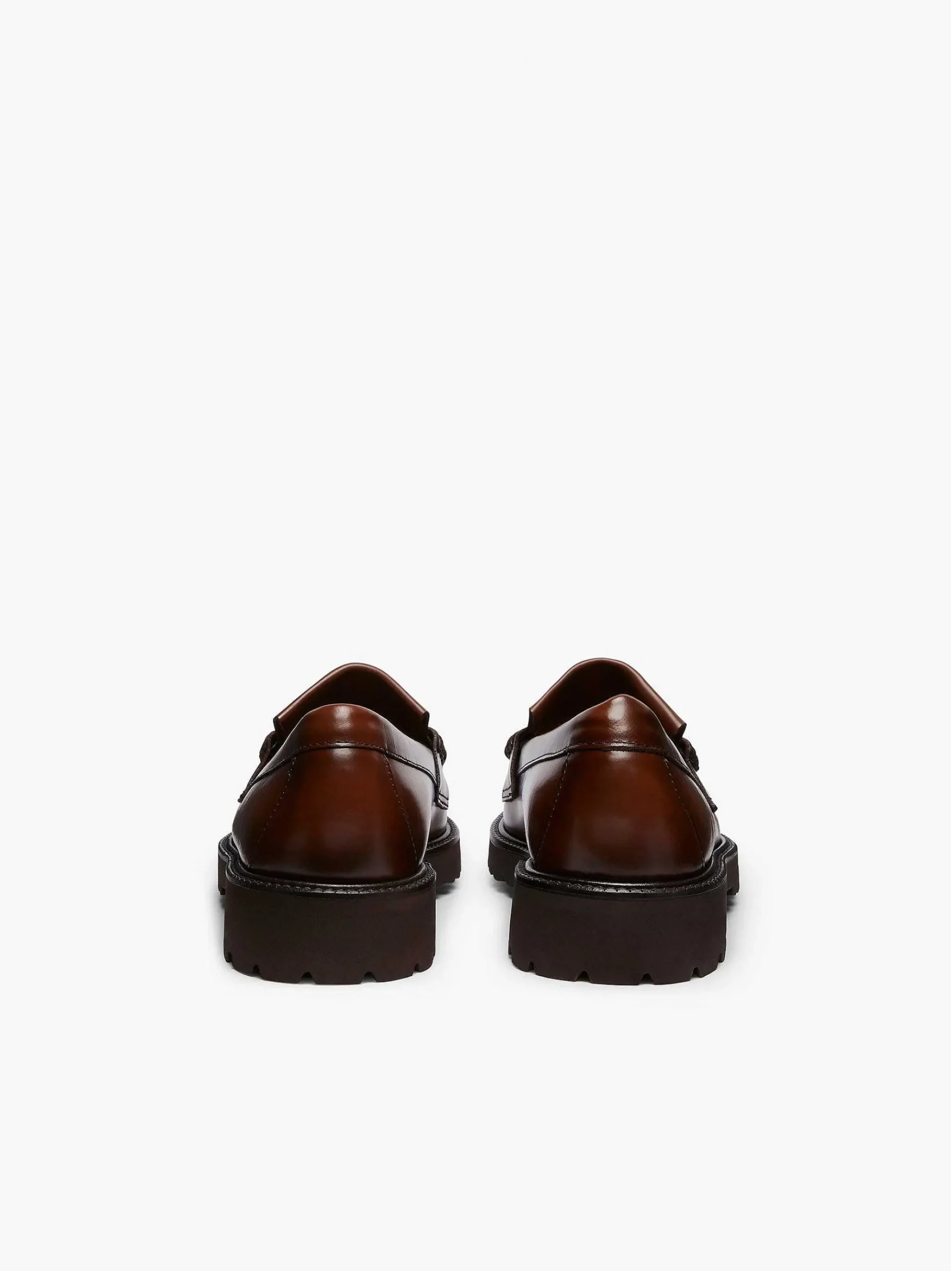 G.H.BASS Weejuns 90S Layton Ii Kiltie Loafers Brown Best