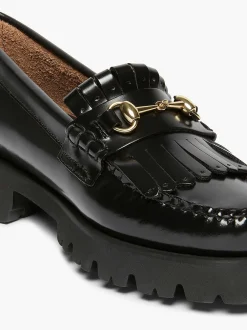 G.H.BASS Weejuns 90S Lianna Horsebit Kiltie Loafers Black Online