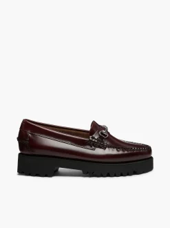 G.H.BASS Weejuns 90S Lianna Horsebit Loafers Wine New