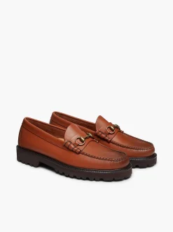 G.H.BASS Weejuns 90S Lincoln Horsebit Loafers Tan Discount