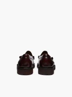 G.H.BASS Weejuns 90S Lincoln Horsebit Loafers Wine Clearance
