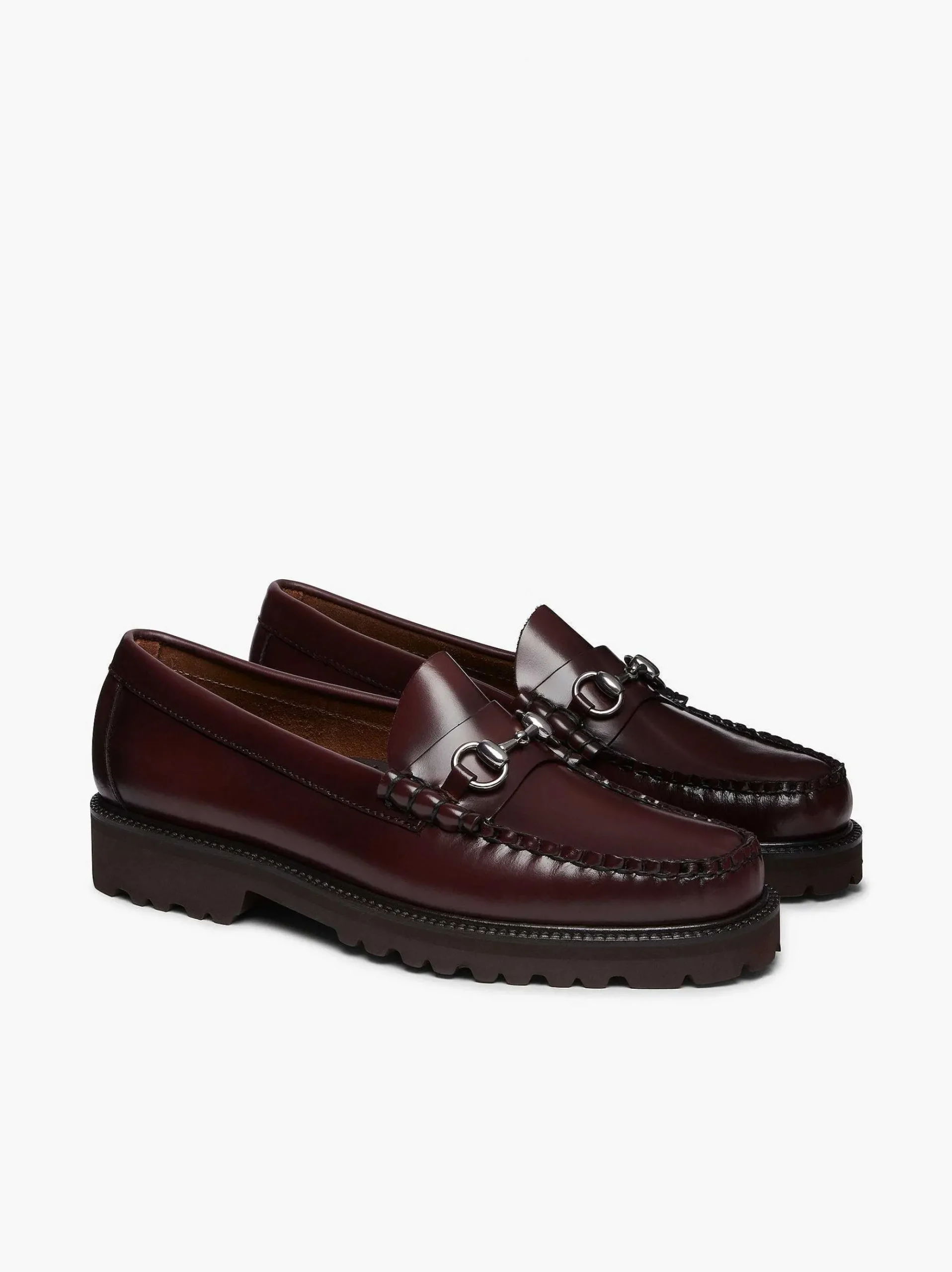 G.H.BASS Weejuns 90S Lincoln Horsebit Loafers Wine Clearance