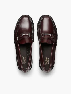 G.H.BASS Weejuns 90S Lincoln Horsebit Loafers Wine Clearance
