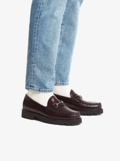 G.H.BASS Weejuns 90S Lincoln Horsebit Loafers Wine Clearance