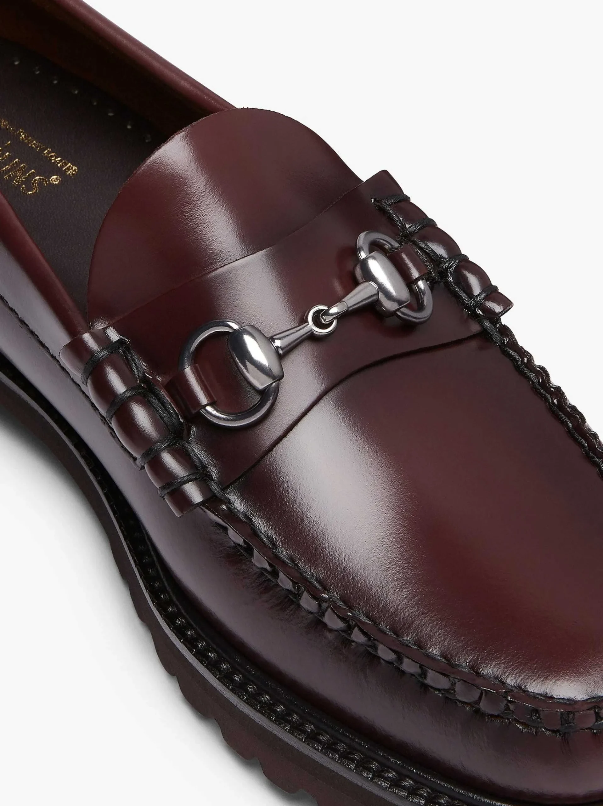 G.H.BASS Weejuns 90S Lincoln Horsebit Loafers Wine Clearance