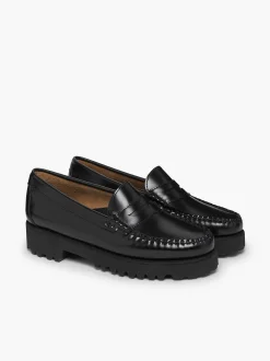 G.H.BASS Weejuns 90S Penny Loafers Black Outlet