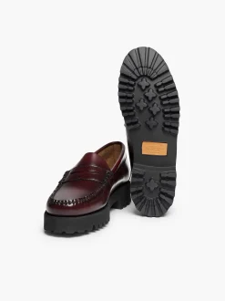 G.H.BASS Weejuns 90S Penny Loafers Wine Discount