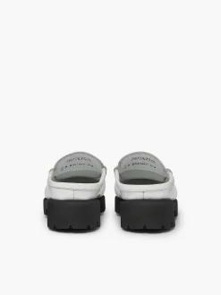 G.H.BASS Weejuns 90S Penny Slides White Flash Sale