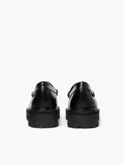 G.H.BASS Weejuns Super Lug Lianna Horsebit Loafers Black Outlet