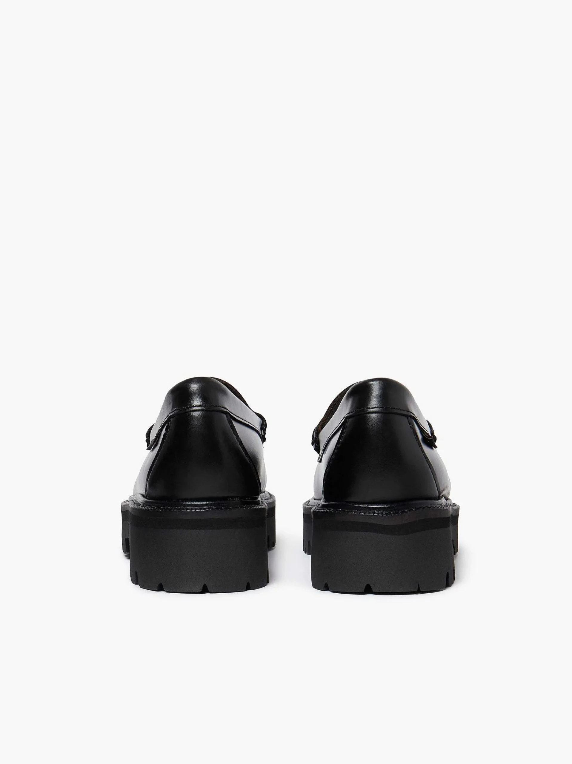 G.H.BASS Weejuns Super Lug Lianna Horsebit Loafers Black Outlet