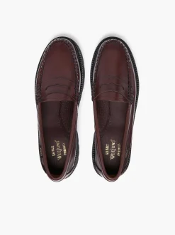 G.H.BASS Weejuns Super Lug Penny Loafers Wine Discount