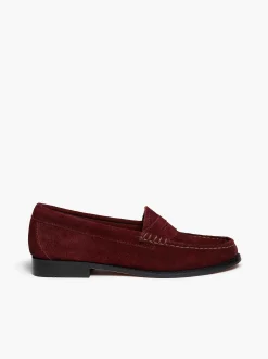 G.H.BASS Weejuns Whitney Penny Loafers Dark Red Best Sale