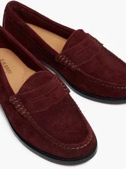 G.H.BASS Weejuns Whitney Penny Loafers Dark Red Best Sale