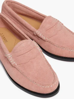 G.H.BASS Weejuns Whitney Penny Loafers Light Pink Hot