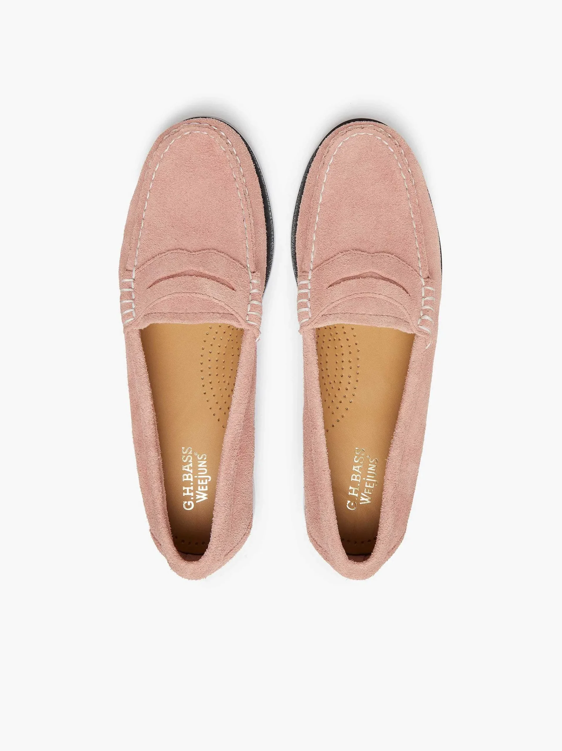 G.H.BASS Weejuns Whitney Penny Loafers Light Pink Hot